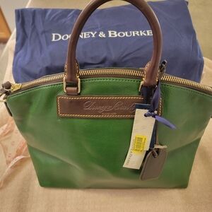 Dooney & Bourke Green Leather Handbag